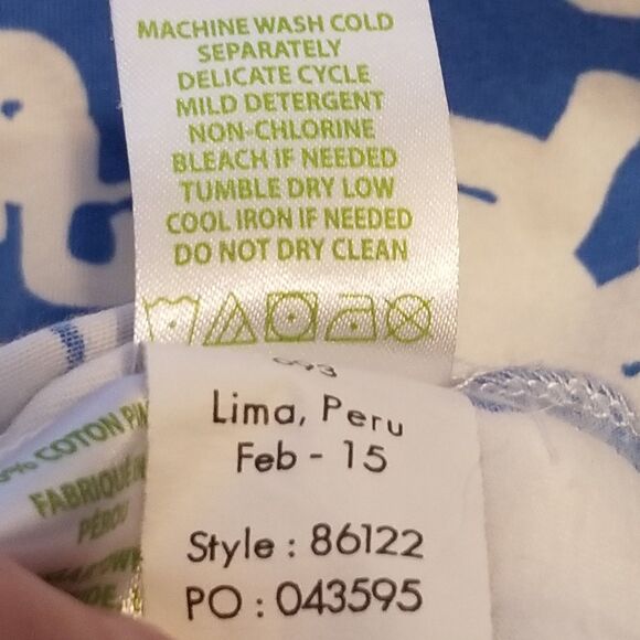 Lilly Pulitzer L Christie Dress Tusk In Sun Bay Blue Elephant Print Jersey Beach - Picture 7 of 9